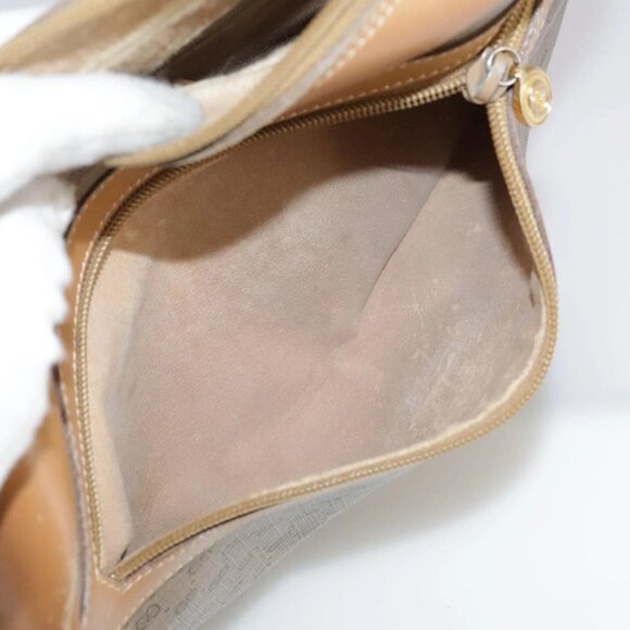 GUCCI Micro GG Supreme Web Sherry Line Shoulder Bag PVC Beige Red Auth th5563 - Picture 14 of 16